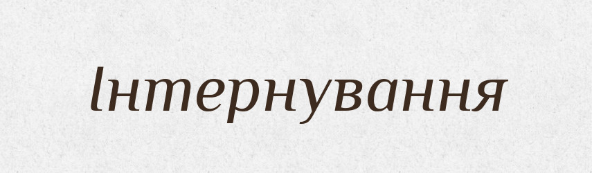 Інтернування — Тлумачний словник української мови