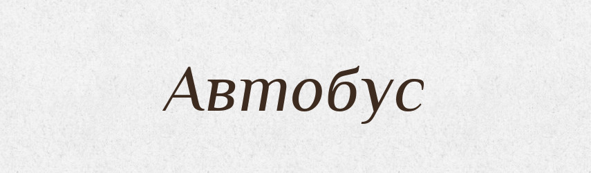 Автобус — Тлумачний словник української мови