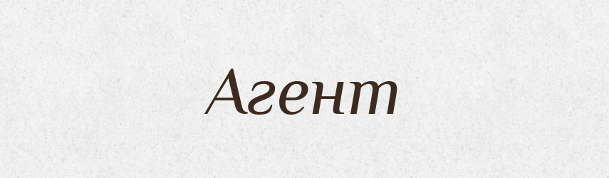 Агент — Тлумачний словник української мови