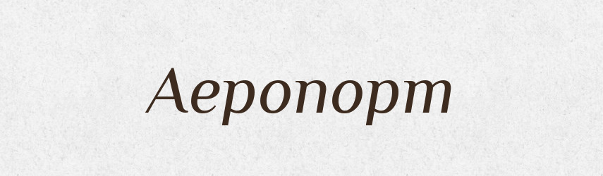 Аеропорт — Тлумачний словник української мови