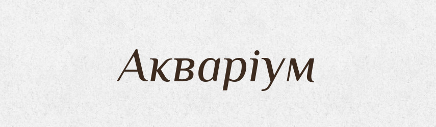 Акваріум — Тлумачний словник української мови