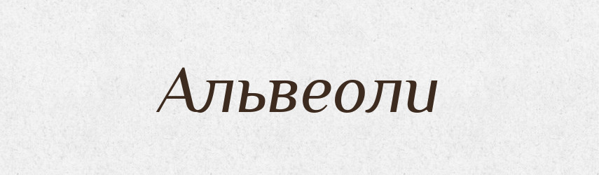 Альвеоли — Тлумачний словник української мови
