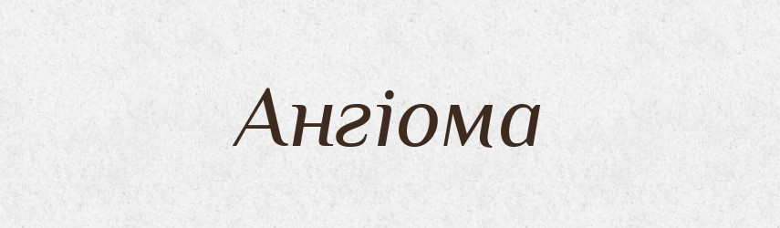 Ангіома — Тлумачний словник української мови