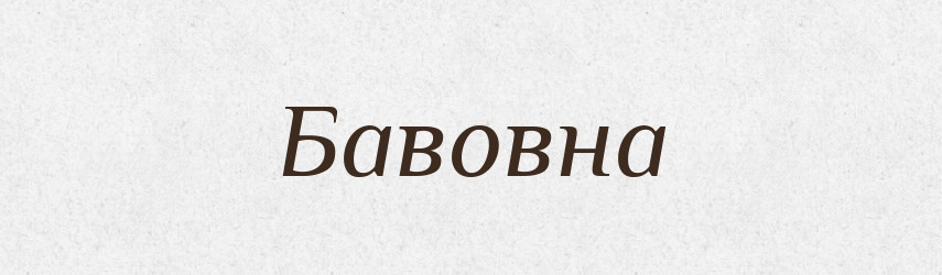 Бавовна — Тлумачний словник української мови