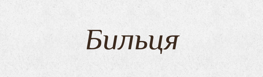 Бильця — Тлумачний словник української мови