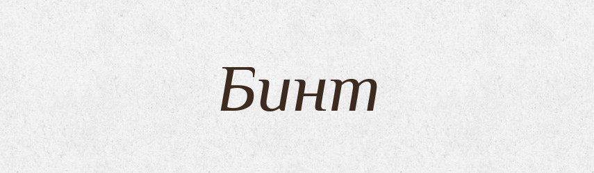 Бинт — Тлумачний словник української мови