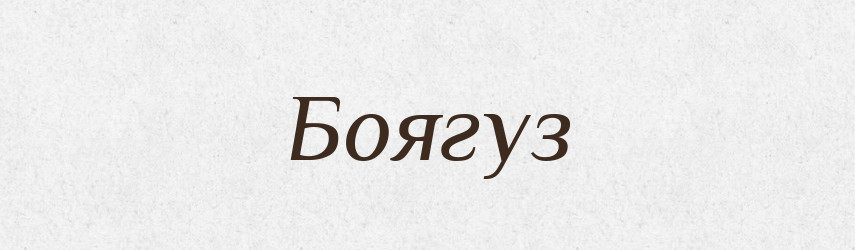 Боягуз — Тлумачний словник української мови