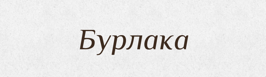 Бурлака — Тлумачний словник української мови
