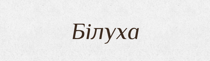 Білуха — Тлумачний словник української мови