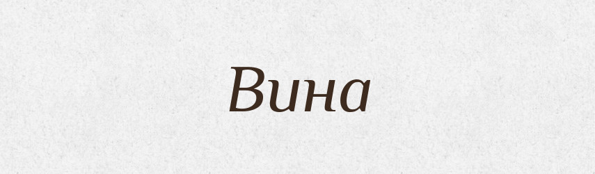 Вина — Тлумачний словник української мови