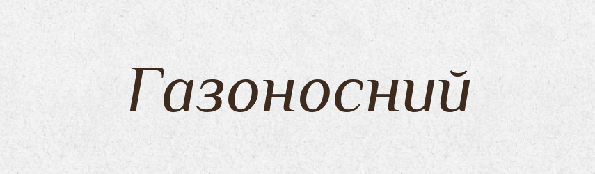 Газоносний — Тлумачний словник української мови