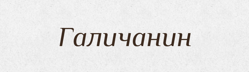 Галичанин — Тлумачний словник української мови