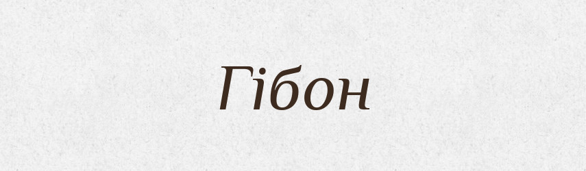 Гібон — Тлумачний словник української мови