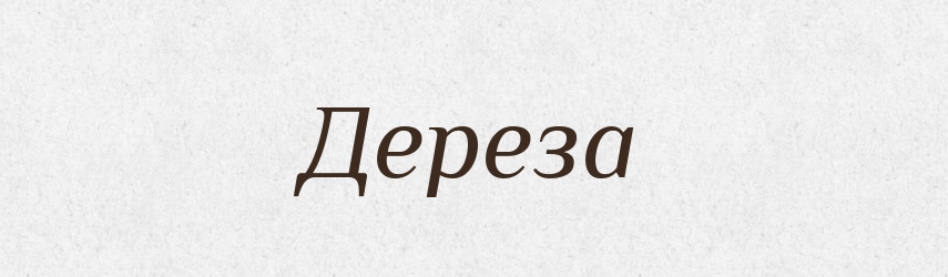 Дереза — Тлумачний словник української мови
