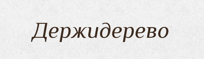 Держидерево — Тлумачний словник української мови