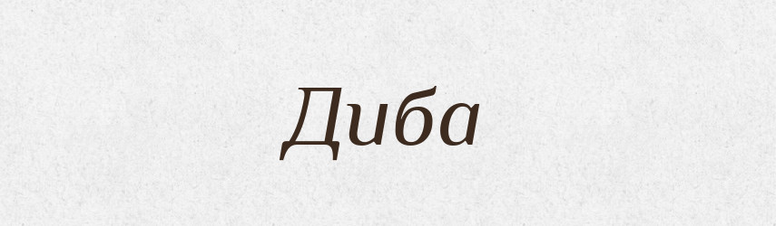 Диба — Тлумачний словник української мови