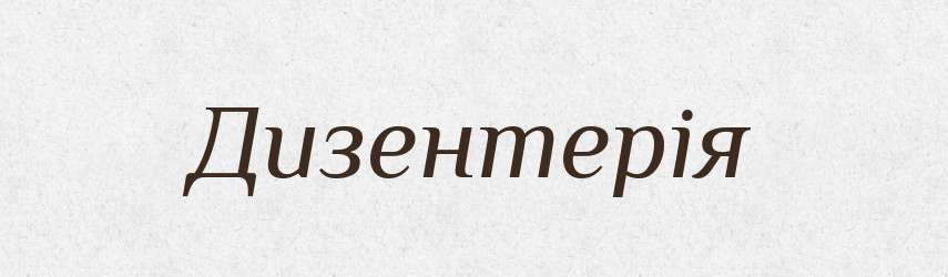 Дизентерія — Тлумачний словник української мови