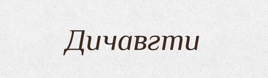 Дичавгти — Тлумачний словник української мови