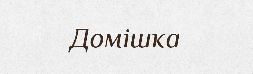 Домішка — Тлумачний словник української мови