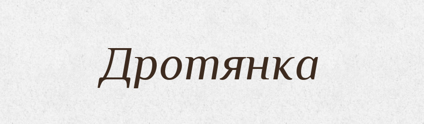 Дротянка — Тлумачний словник української мови