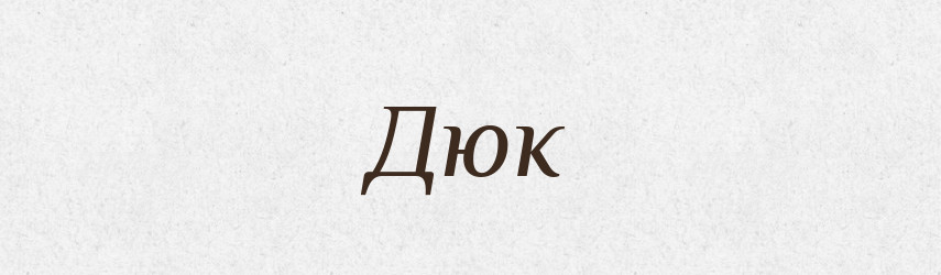 Дюк — Тлумачний словник української мови