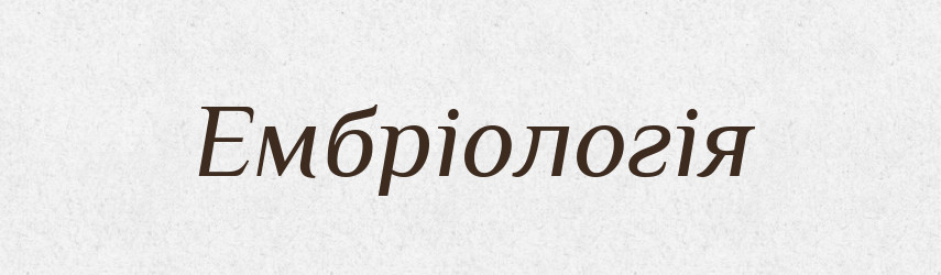 Ембріологія — Тлумачний словник української мови