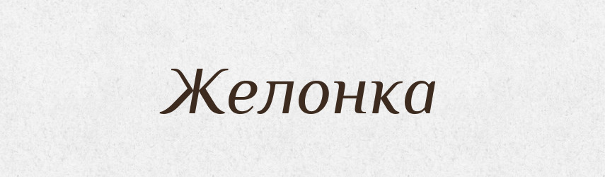 Желонка — Тлумачний словник української мови