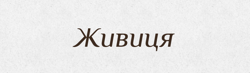 Живиця — Тлумачний словник української мови