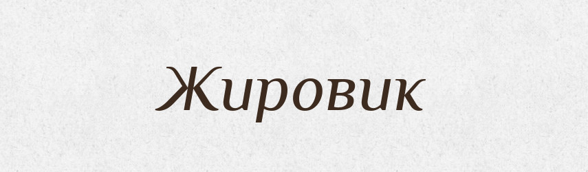 Жировик — Тлумачний словник української мови
