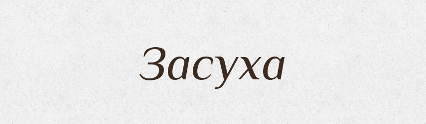 Засуха — Тлумачний словник української мови