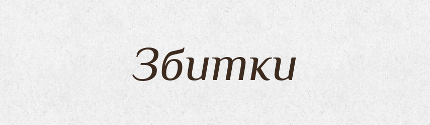 Збитки — Тлумачний словник української мови