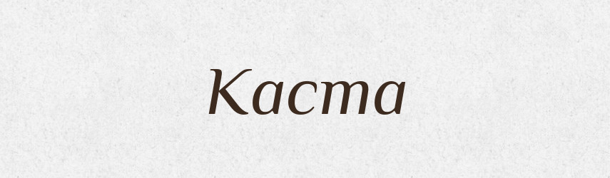 Каста — Тлумачний словник української мови