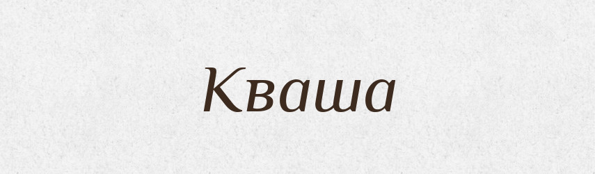 Кваша — Тлумачний словник української мови