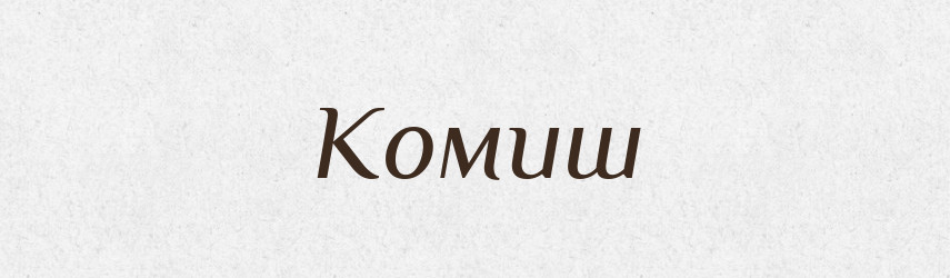 Комиш — Тлумачний словник української мови