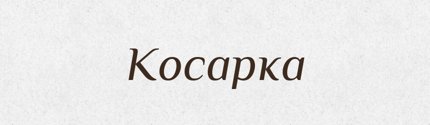 Косарка — Тлумачний словник української мови