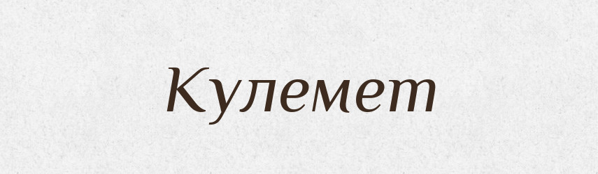 Кулемет — Тлумачний словник української мови