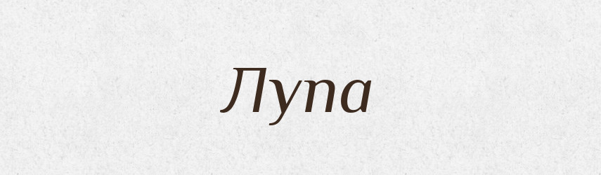 Лупа — Тлумачний словник української мови
