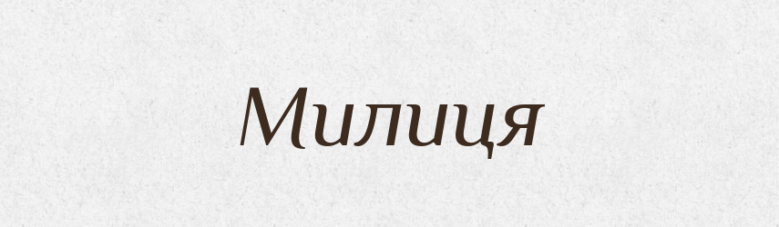 Милиця — Тлумачний словник української мови