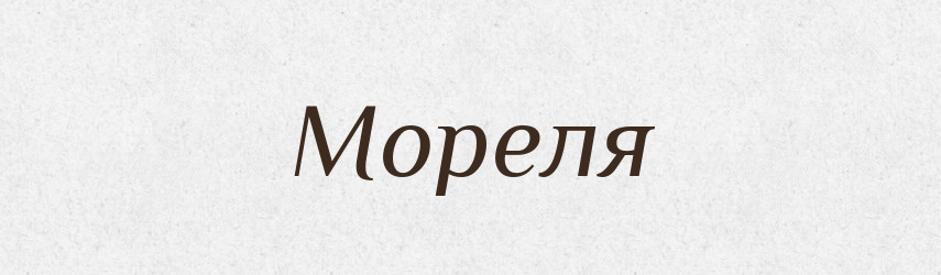 Мореля — Тлумачний словник української мови