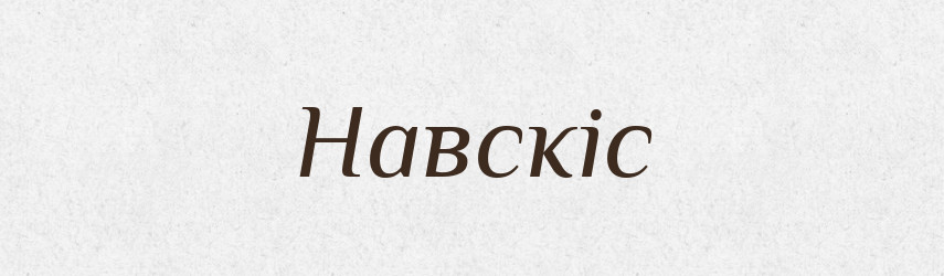Навскіс — Тлумачний словник української мови