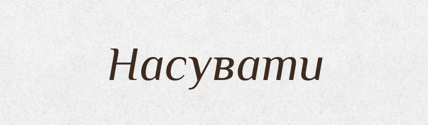 Насувати — Тлумачний словник української мови