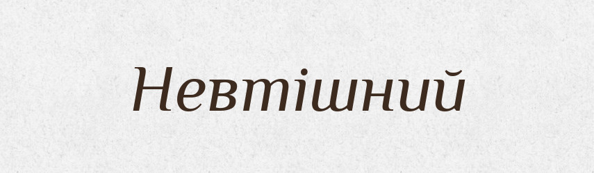 Невтішний — Тлумачний словник української мови