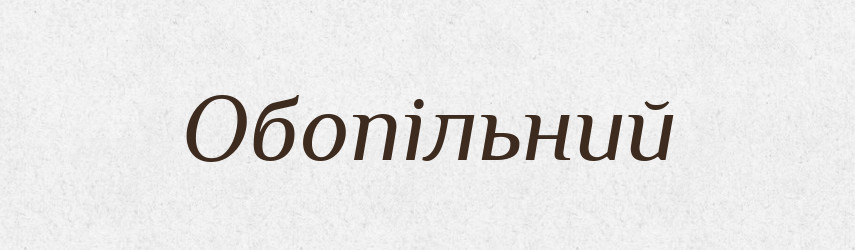 Обопільний — Тлумачний словник української мови