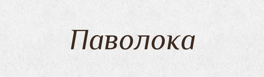 Паволока — Тлумачний словник української мови