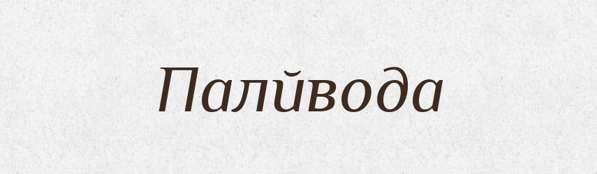 Палйвода — Тлумачний словник української мови