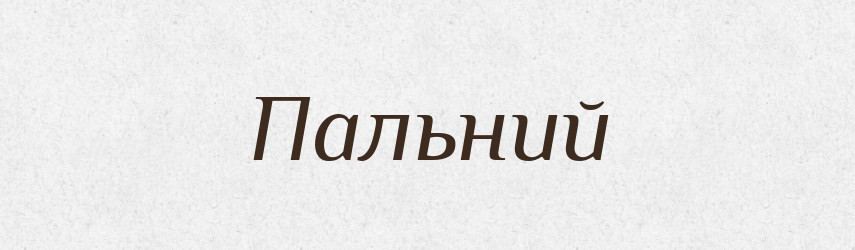Пальний — Тлумачний словник української мови