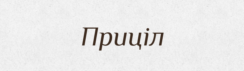 Приціл — Тлумачний словник української мови
