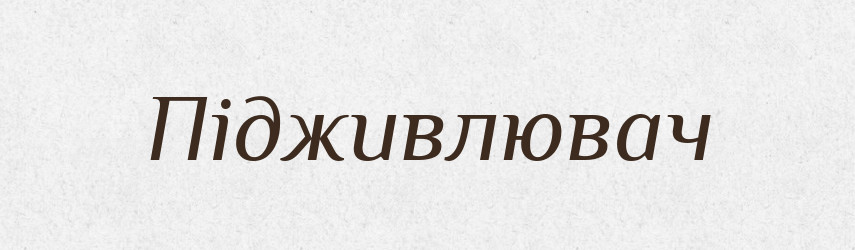 Підживлювач — Тлумачний словник української мови