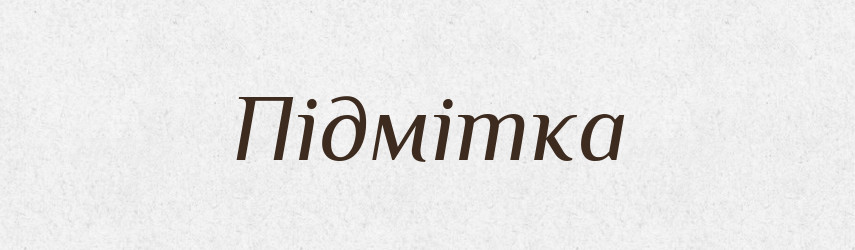 Підмітка — Тлумачний словник української мови