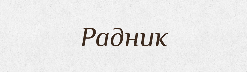 Радник — Тлумачний словник української мови